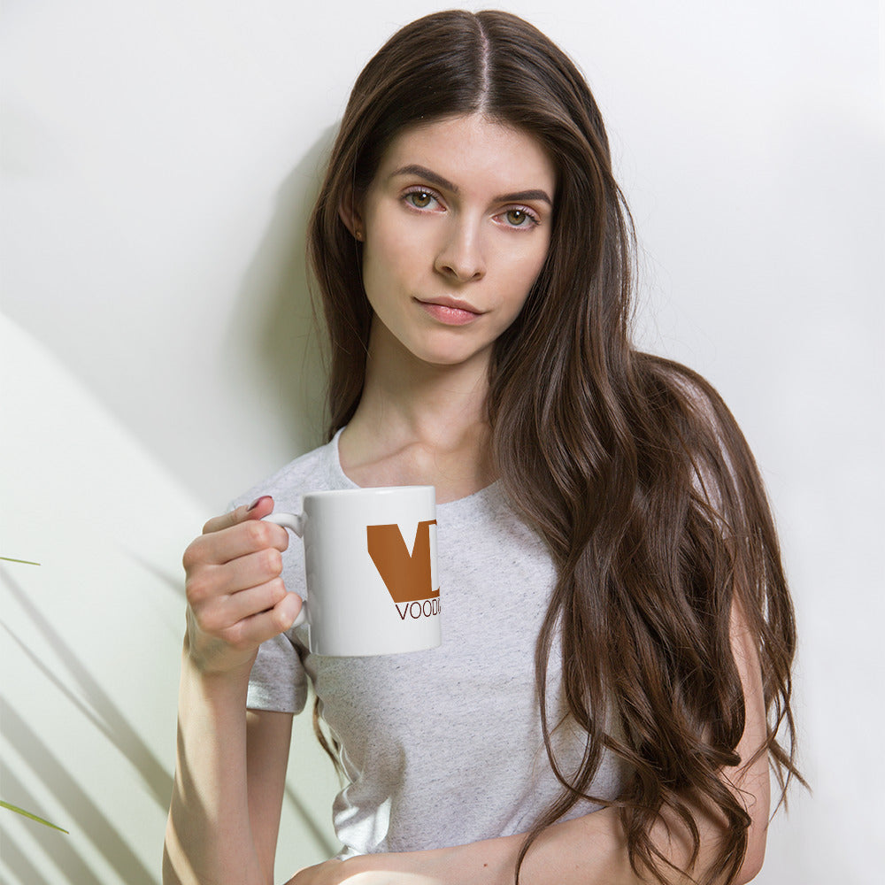 VDK ~ White glossy mug