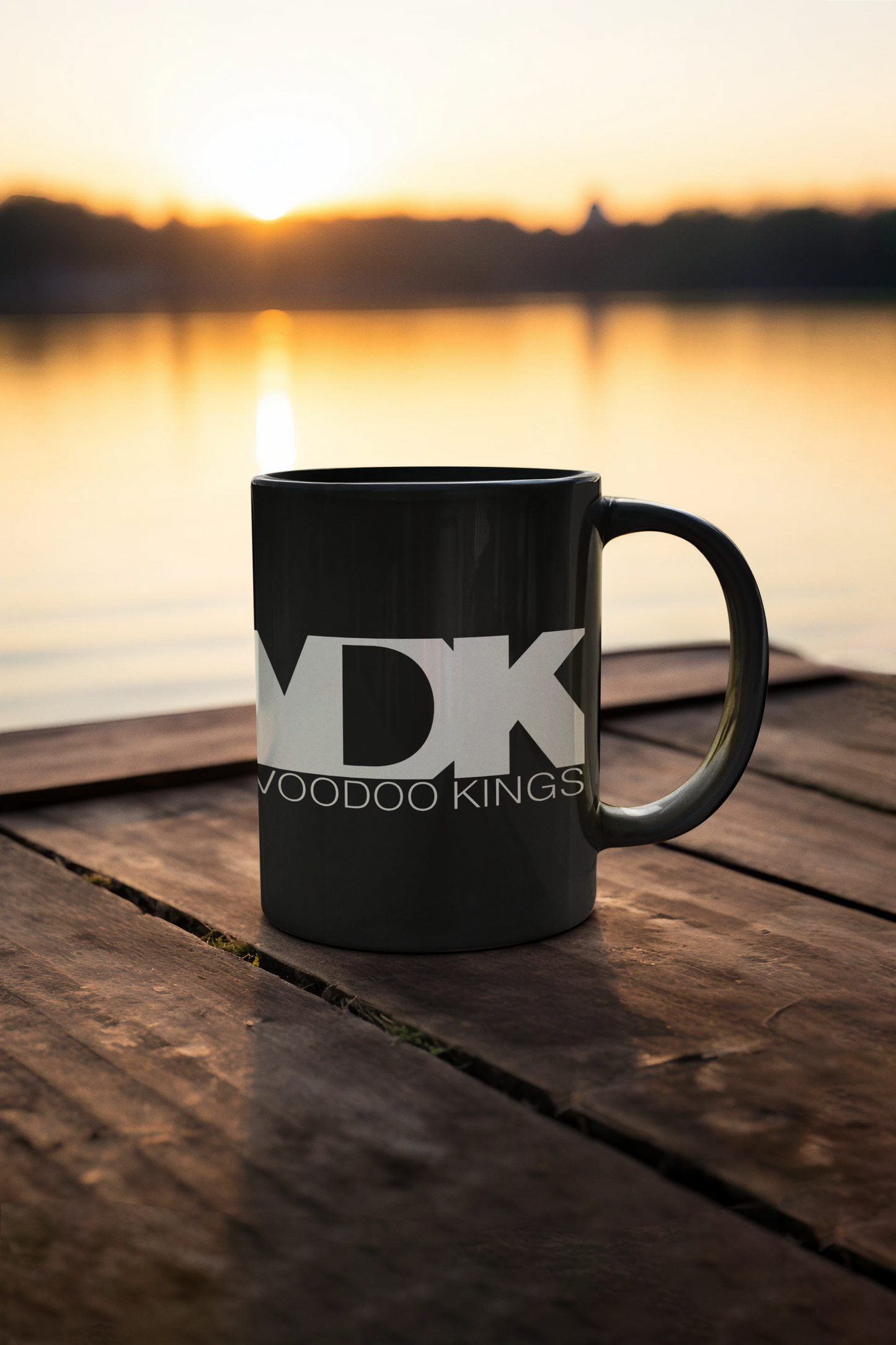VDK Black Glossy Mug