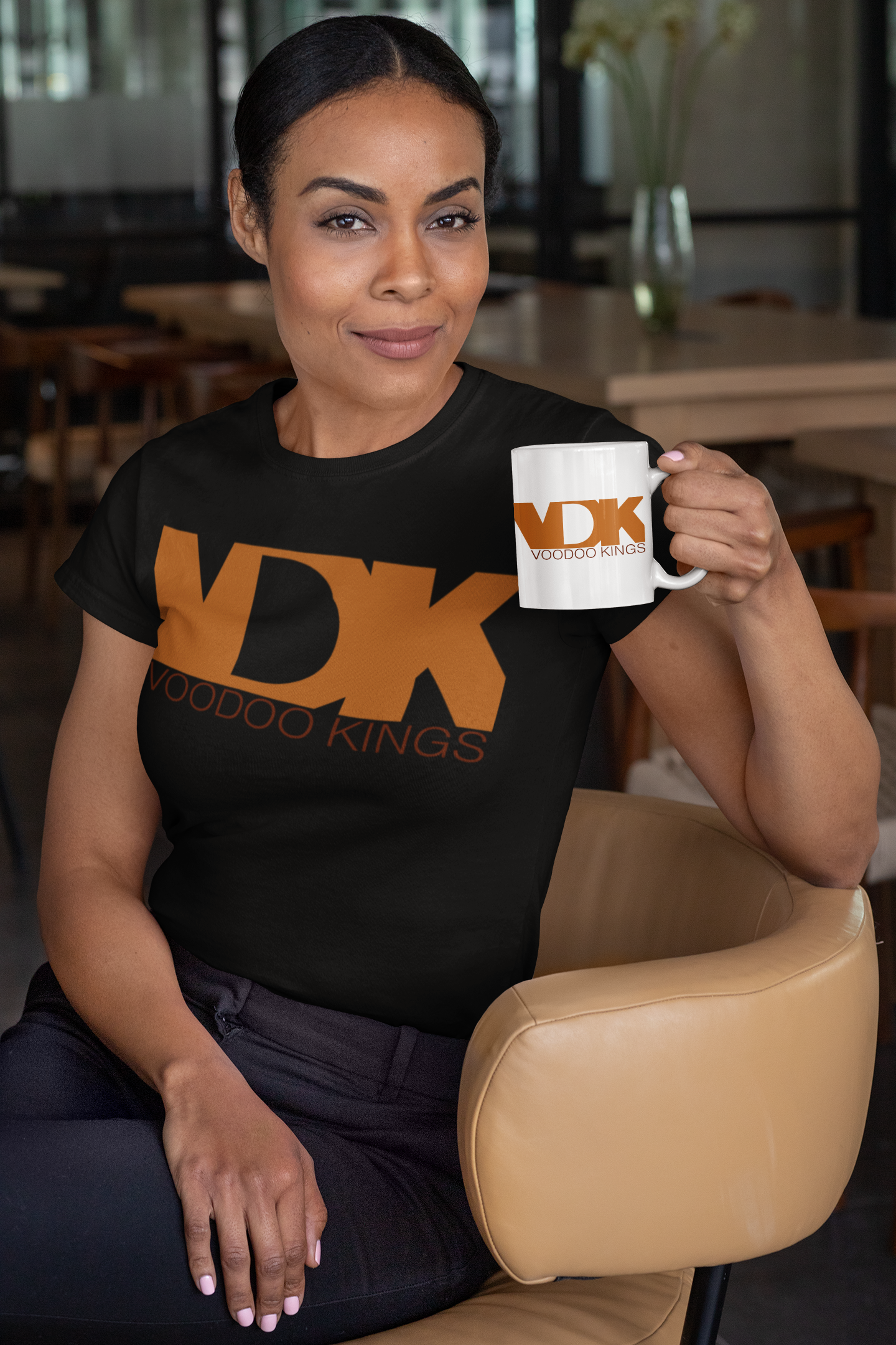 VDK ~ White glossy mug